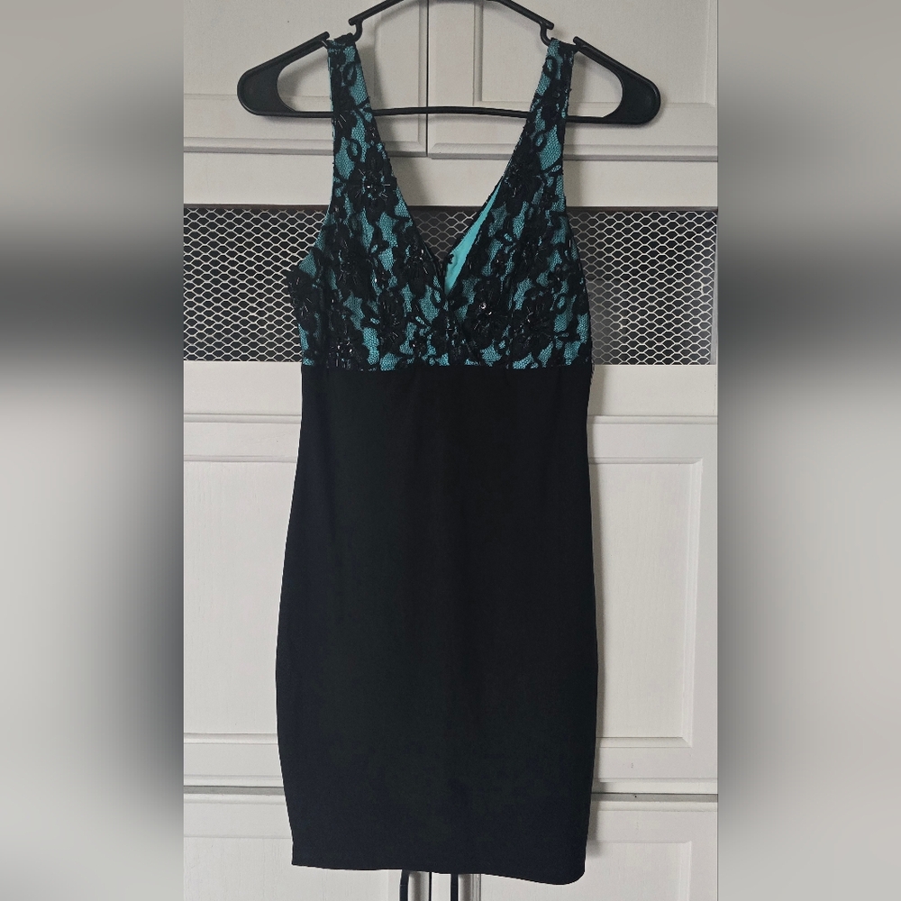 Forever 21 Black and Blue Dress